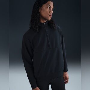 Nike Men’s 24.7 ImpossiblySoft Dri-FIT 1/2-Zip Top Black Size L Tall